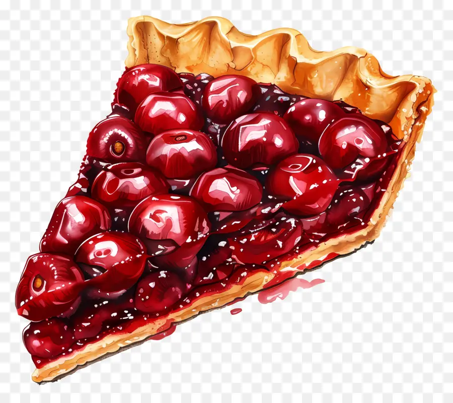 Torta De Cereja，Sobremesa PNG