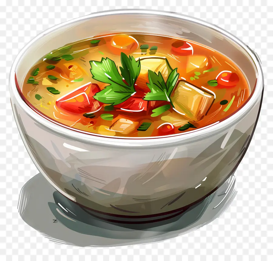 Tigela De Sopa，Sopa De Legumes PNG