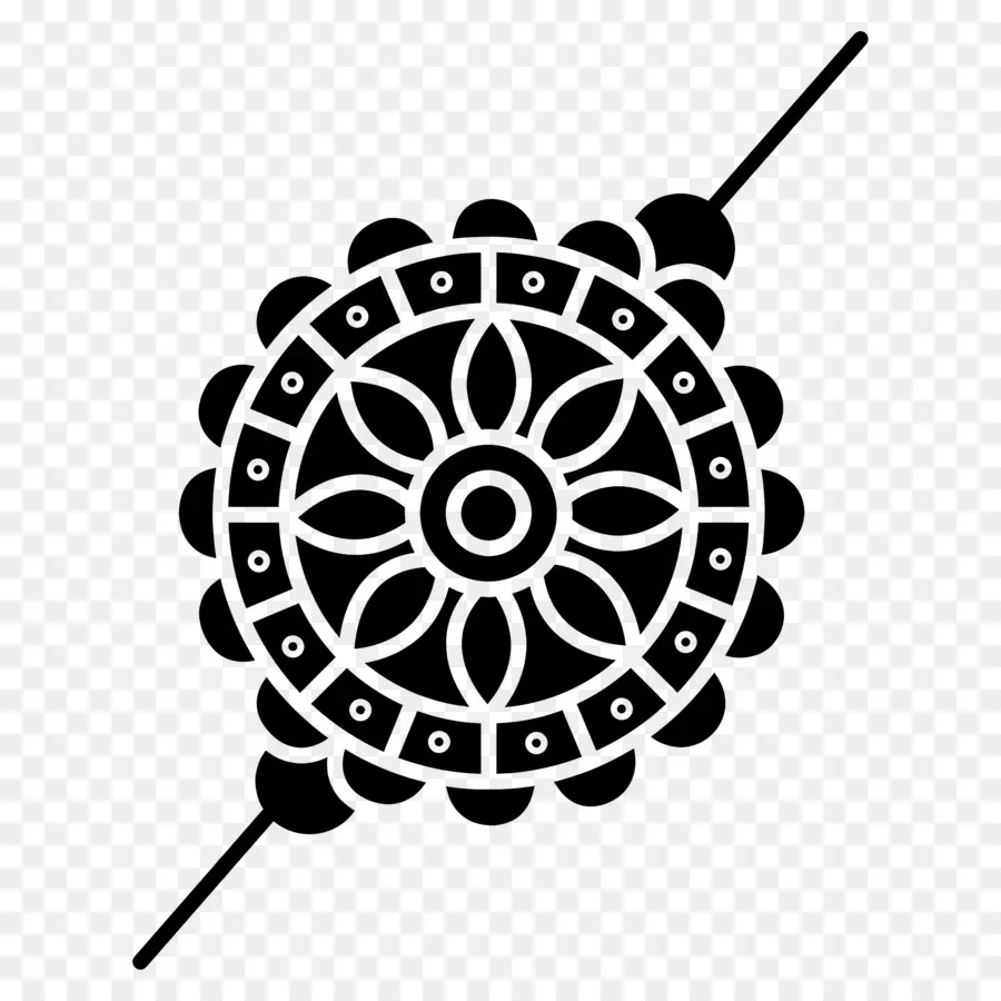 Rakshabandhan，Mandala Decorativa PNG