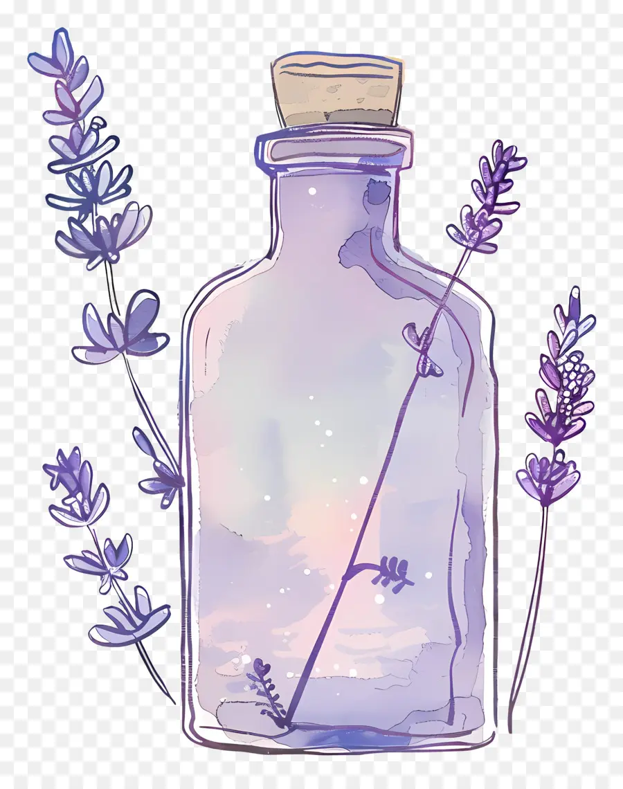 Frasco De Poção De Lavanda，Frasco Lavanda PNG