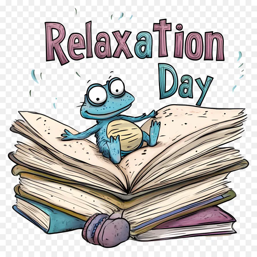 Relaxamento Dia，Sapo PNG