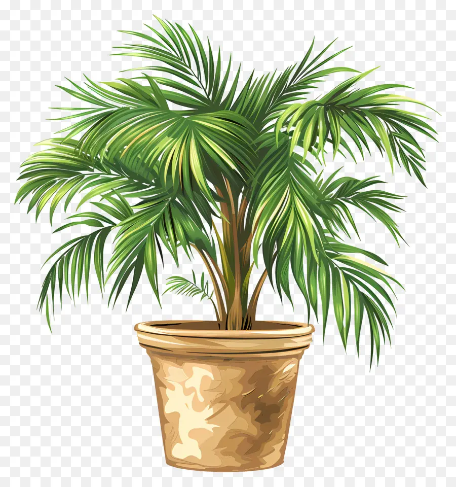 Palmeira De Salão，Planta Em Vaso PNG