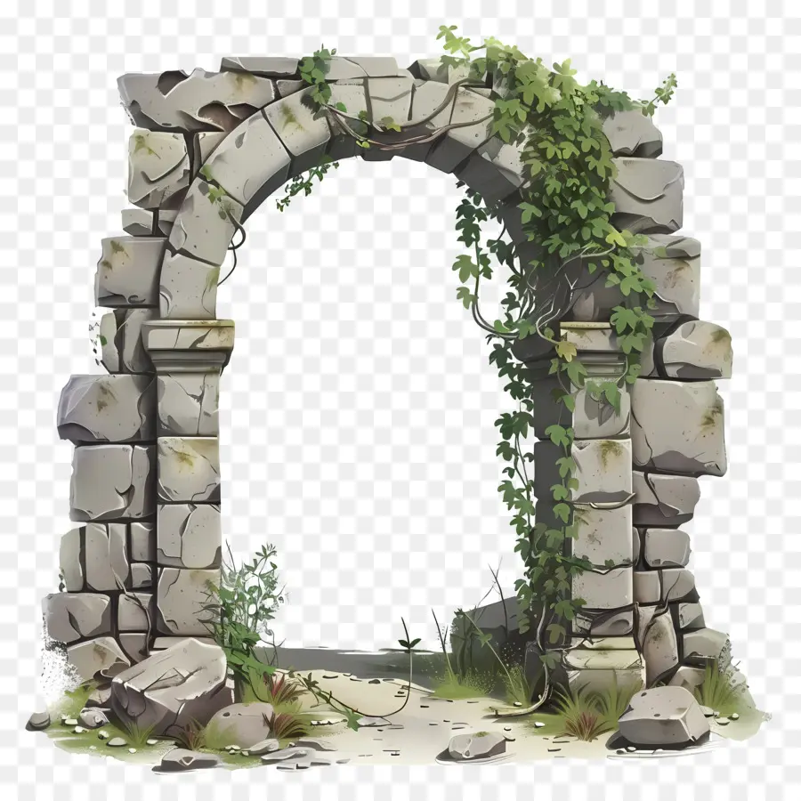 A Porta De Pedra，Arco De Pedra PNG