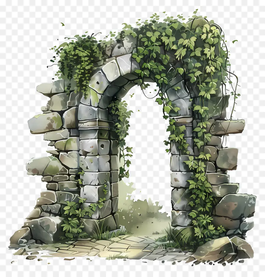 A Porta De Pedra，Arco De Pedra PNG