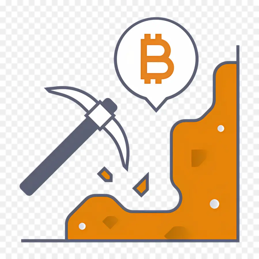 Bitcoin Mineiro，Picareta PNG