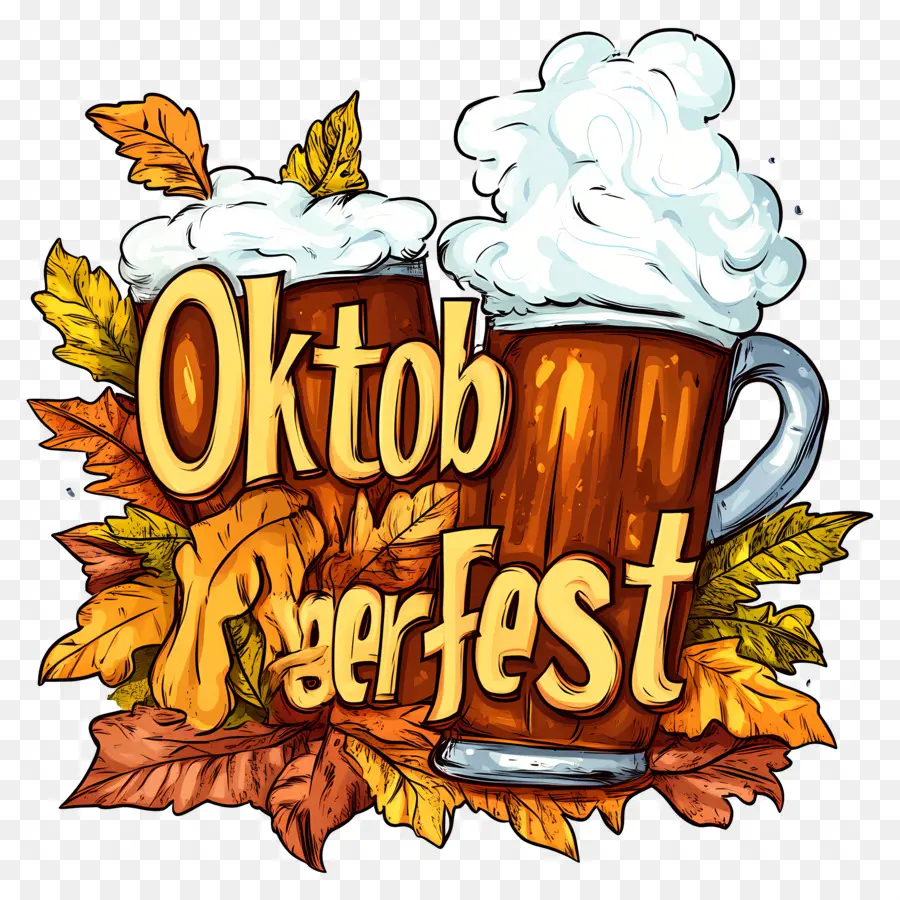 Oktoberfest，Caneca De Cerveja PNG