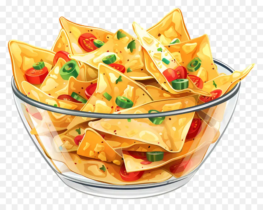 Tigela De Nachos，Nachos PNG