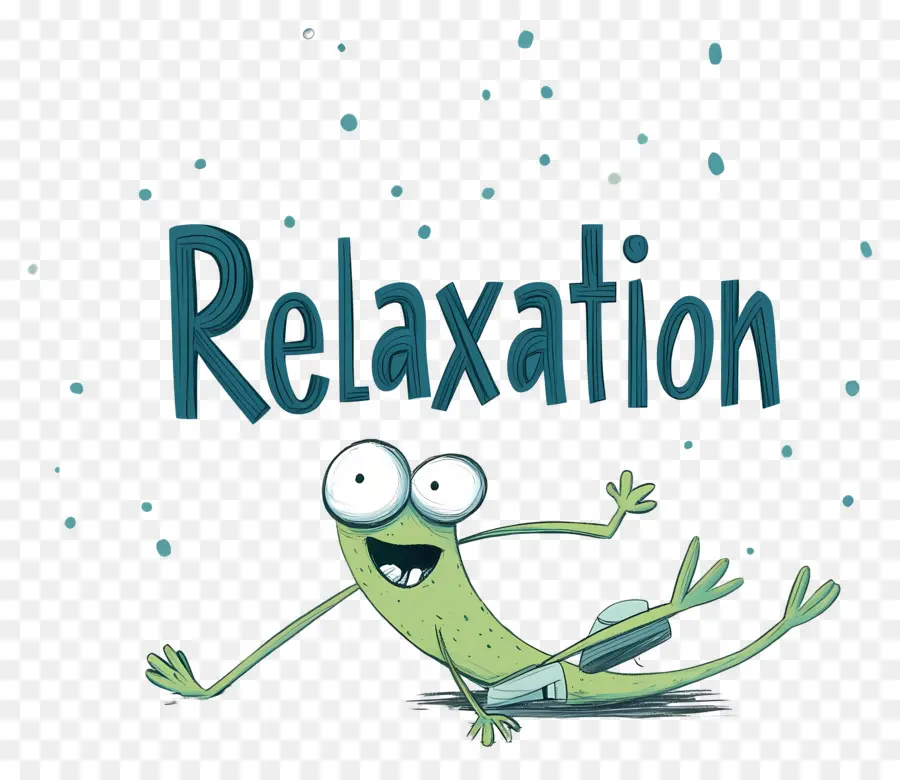 Relaxamento Dia，Cartoon Sapo PNG