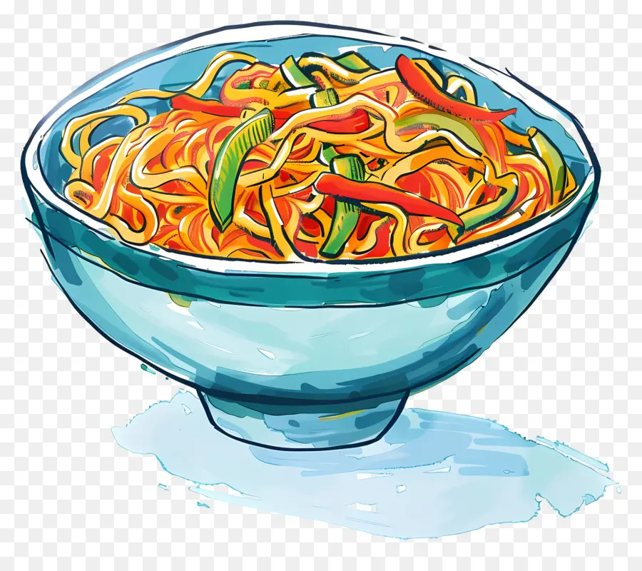 Chow Mein，Macarrões PNG