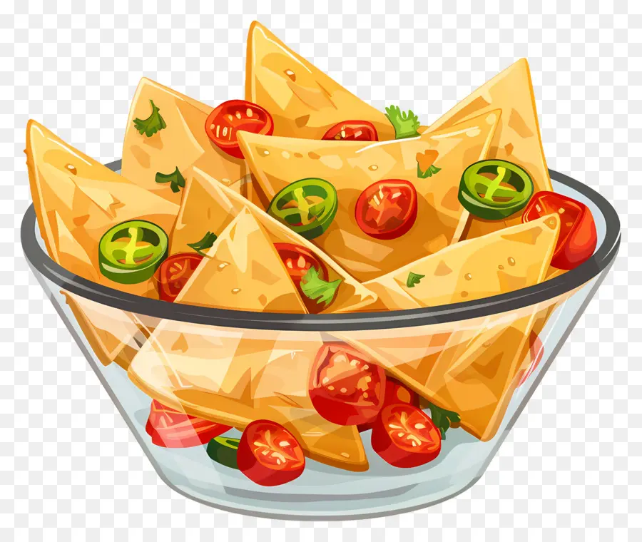 Tigela De Nachos，Microplaquetas Do Tortilla PNG