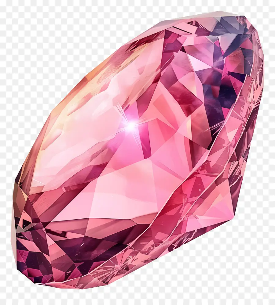 Pedra Preciosa Rosa，Gema Rosa PNG