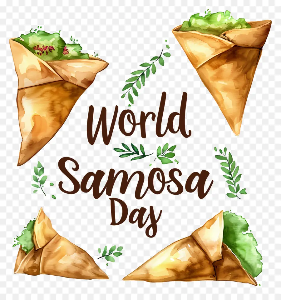 Dia Mundial Samosa，Alimentos Arte PNG