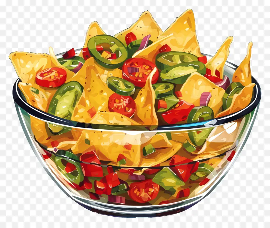 Tigela De Nachos，Lanche PNG