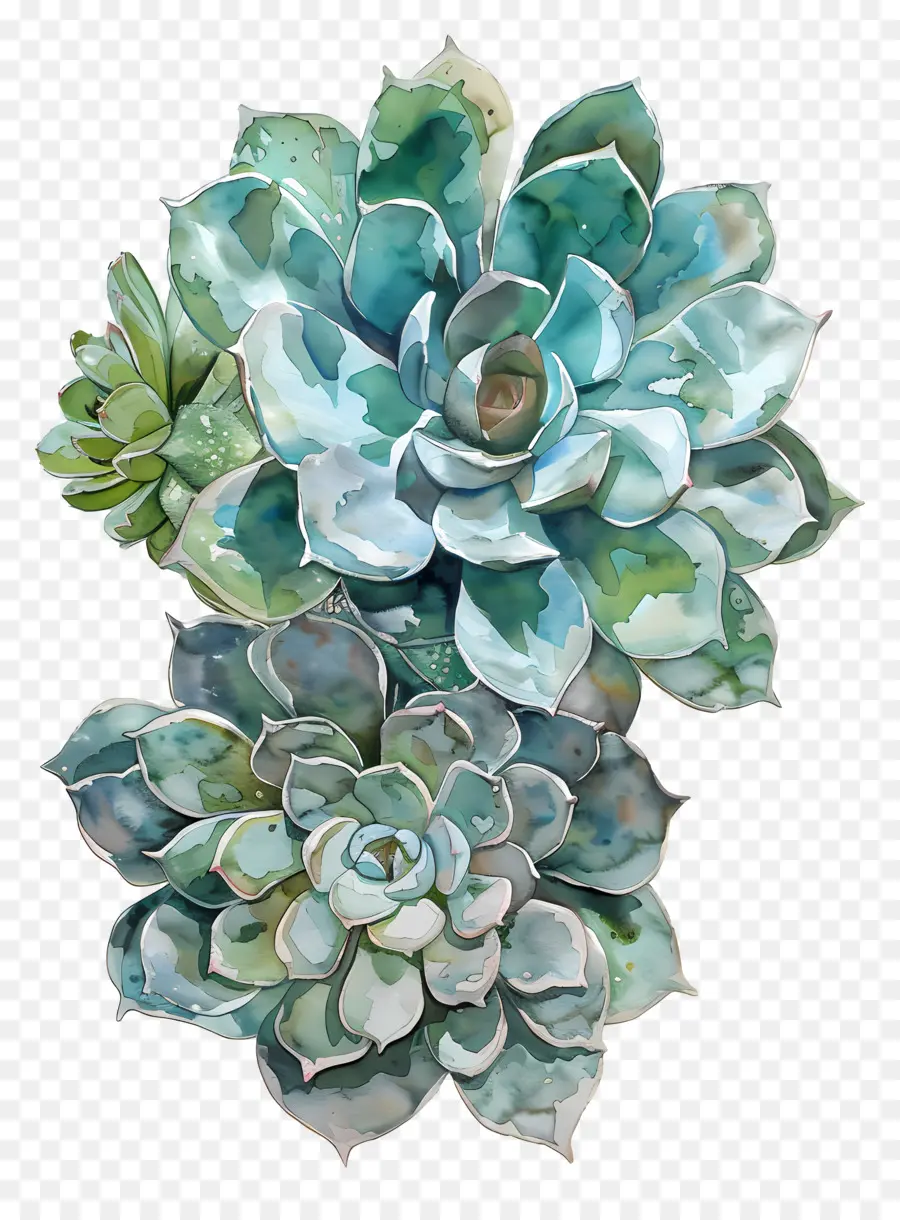 Echeveria Suculentas，Plantas Suculentas PNG