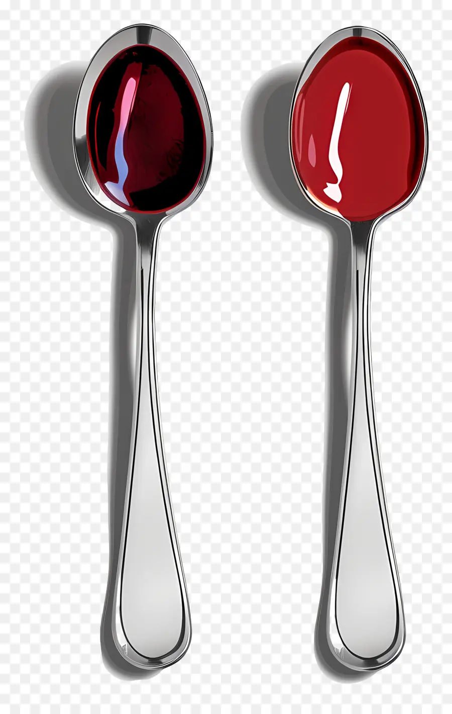 Colher，Copos De Vinho Tinto PNG