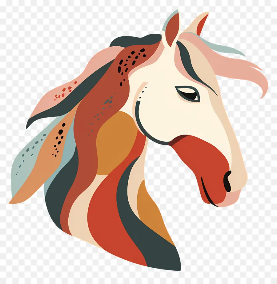 Cavalo，A Arte Abstrata PNG