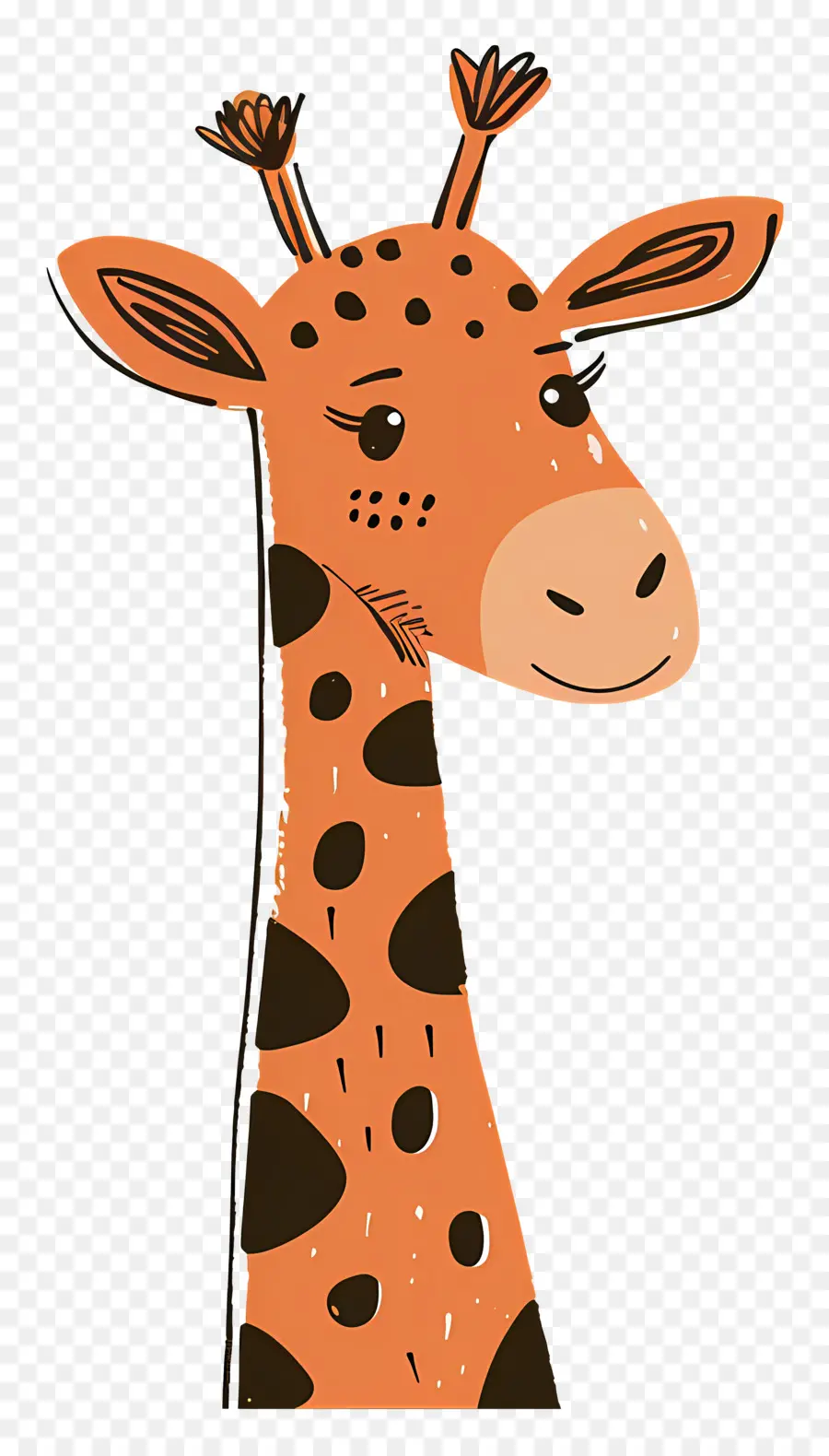 Cartoon Girafa，Girafa PNG