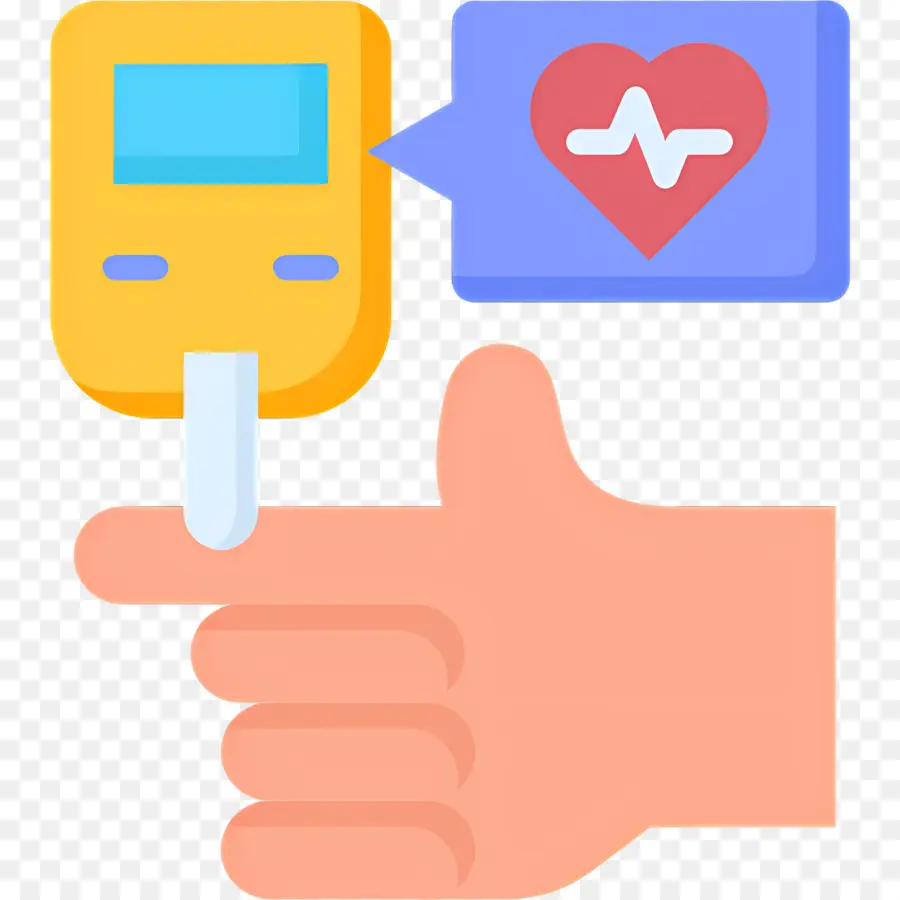 Diabetes，Monitor De Glicose No Sangue PNG