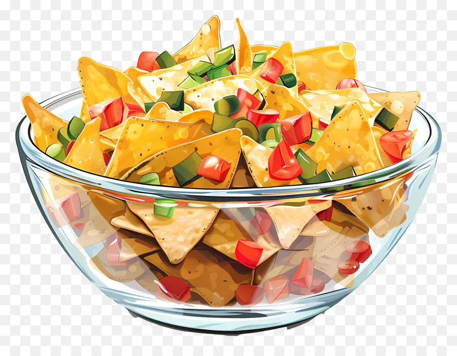 Tigela De Nachos，Nachos PNG