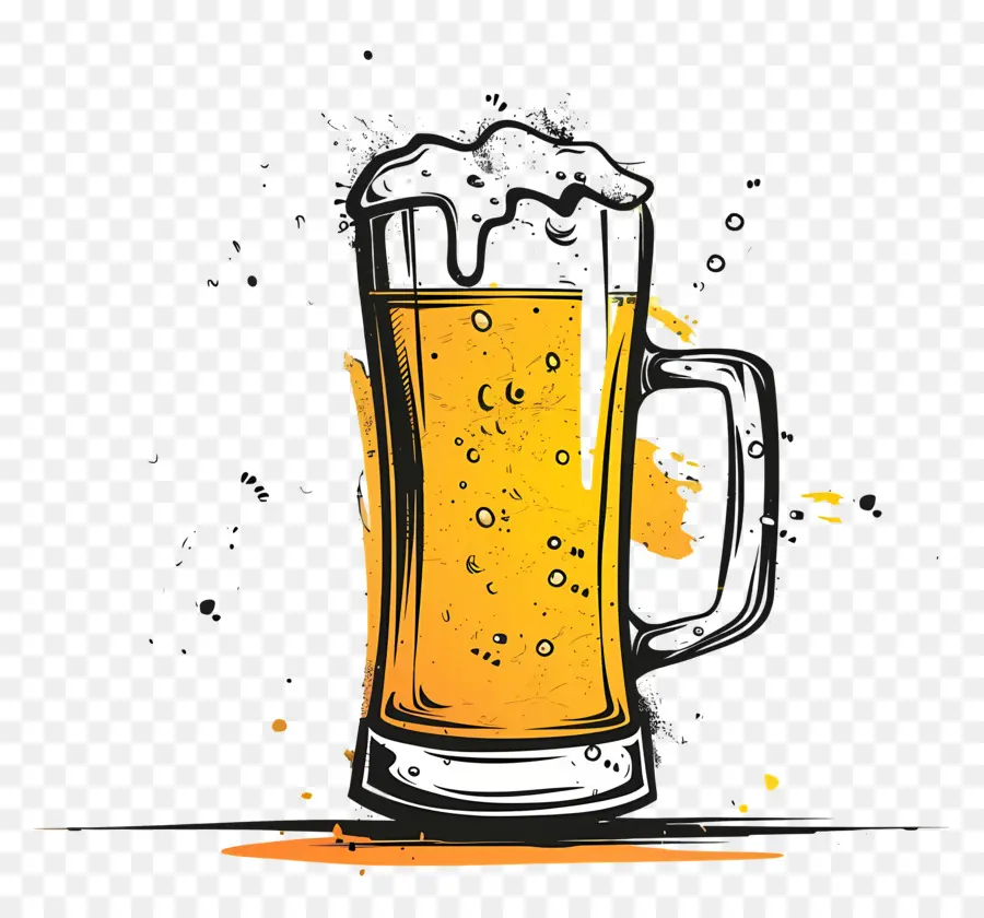 Cerveja，Espuma PNG