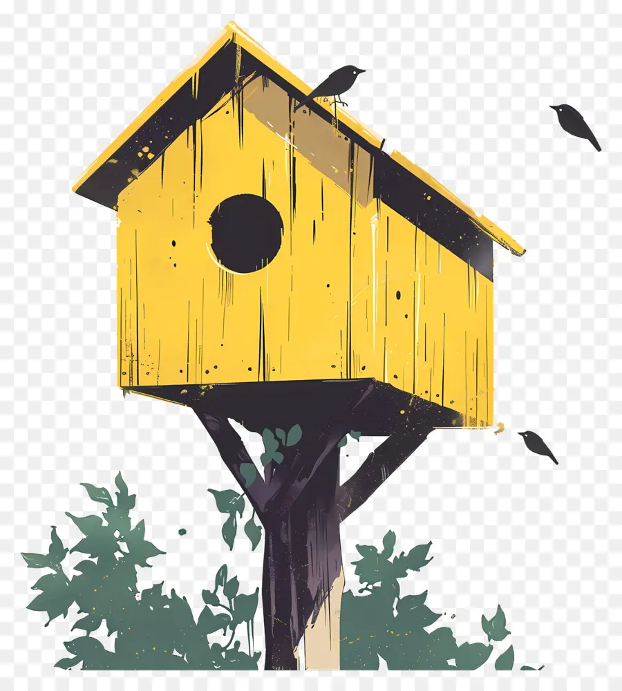 Birdhouse，Aves PNG