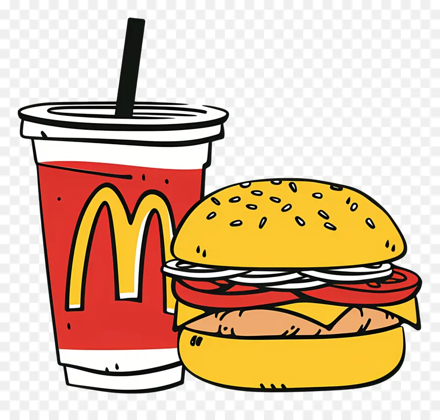 Comida Rápida，Hamburger PNG