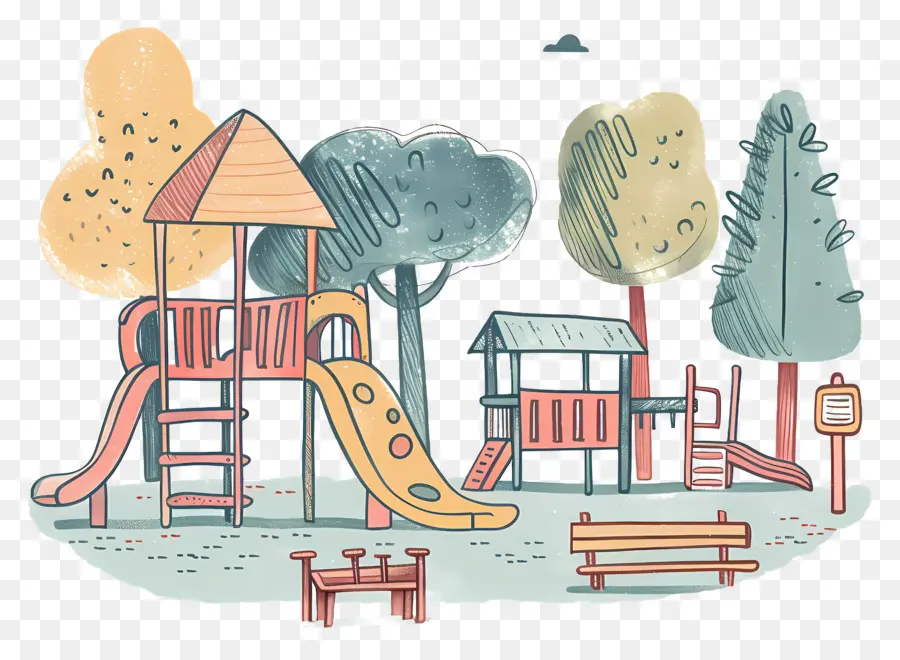 Parque Infantil，Diapositivos PNG