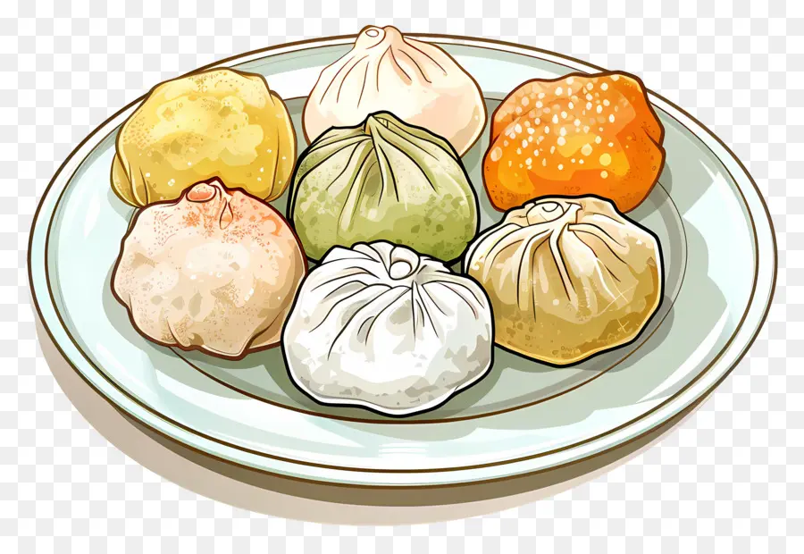 Dim Sum，Bolinhos PNG