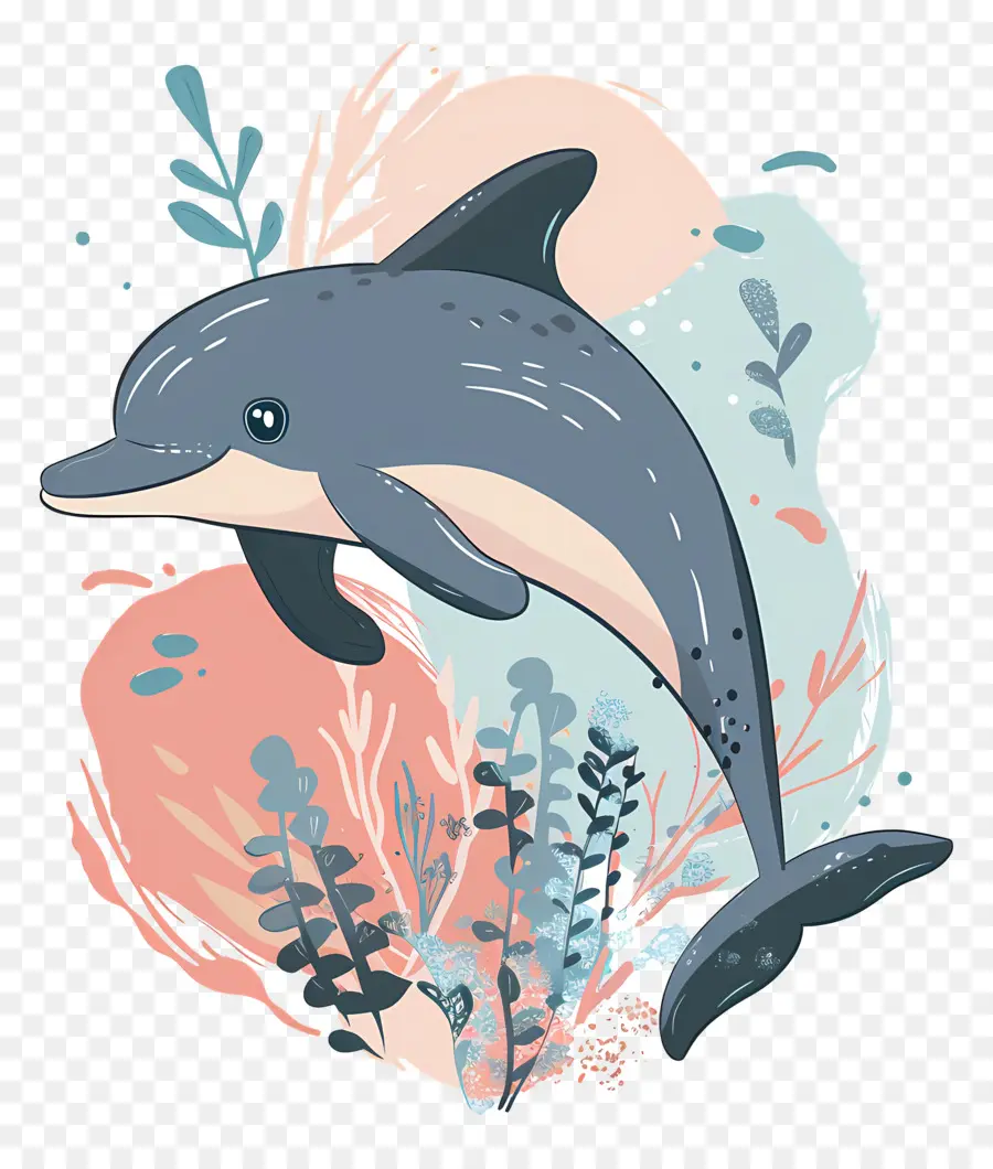 Cartoon Dolphin，Dolphin PNG