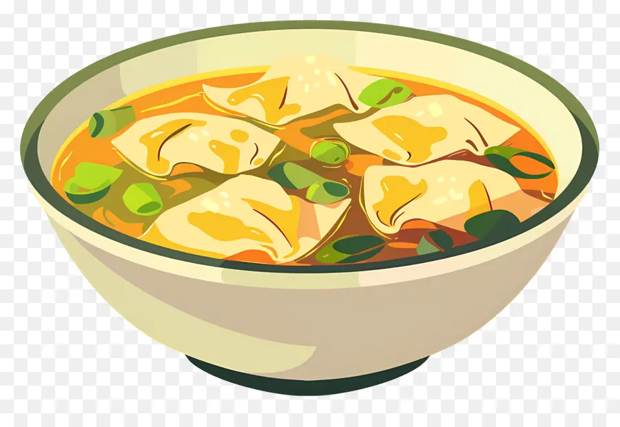 Wonton Sopa，Sopa De Macarrão PNG