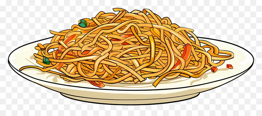 Chow Mein，Fried Noodles PNG