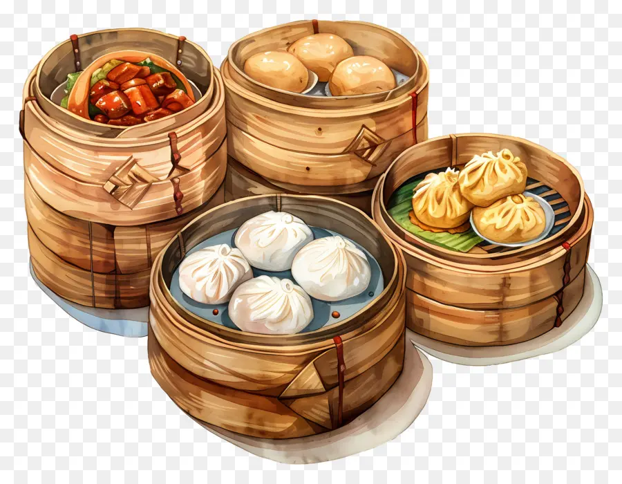 Dim Sum，Bolinhos PNG