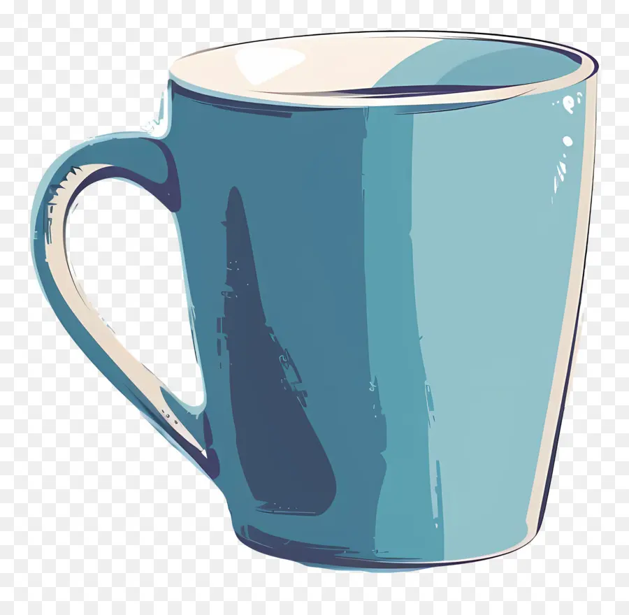 Caneca，Caneca Azul PNG