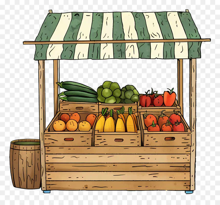 Quiosque De Vegetais，Produtos Frescos PNG