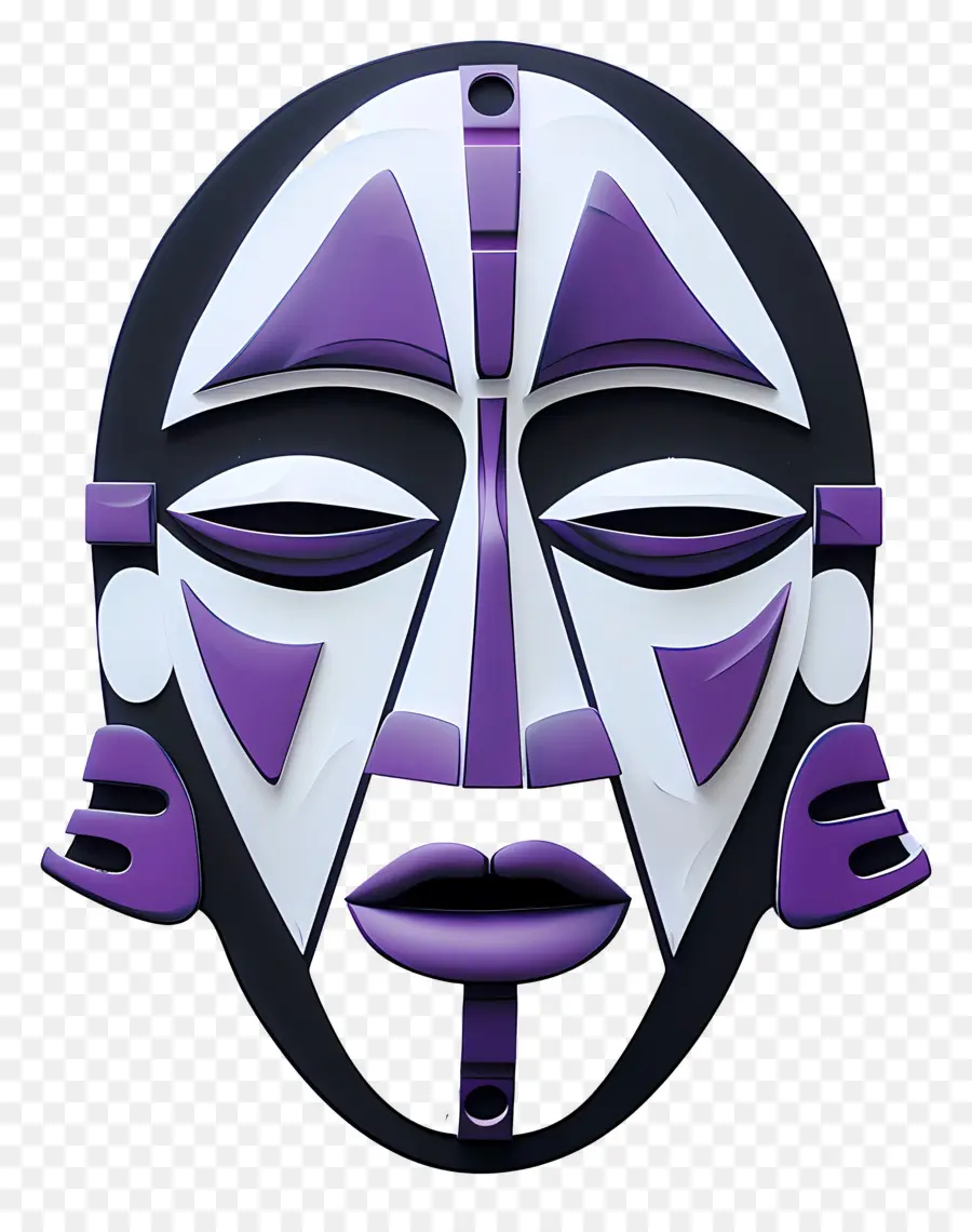 Máscara Tribal，Design Exclusivo De Máscara PNG