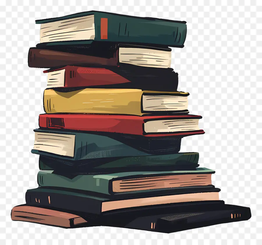 Livros，Pilha De Livros PNG