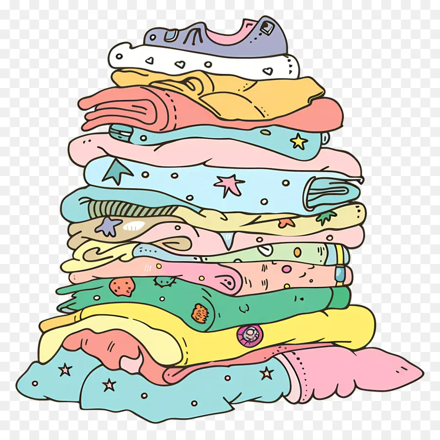 Pilha De Roupas，Clothes PNG