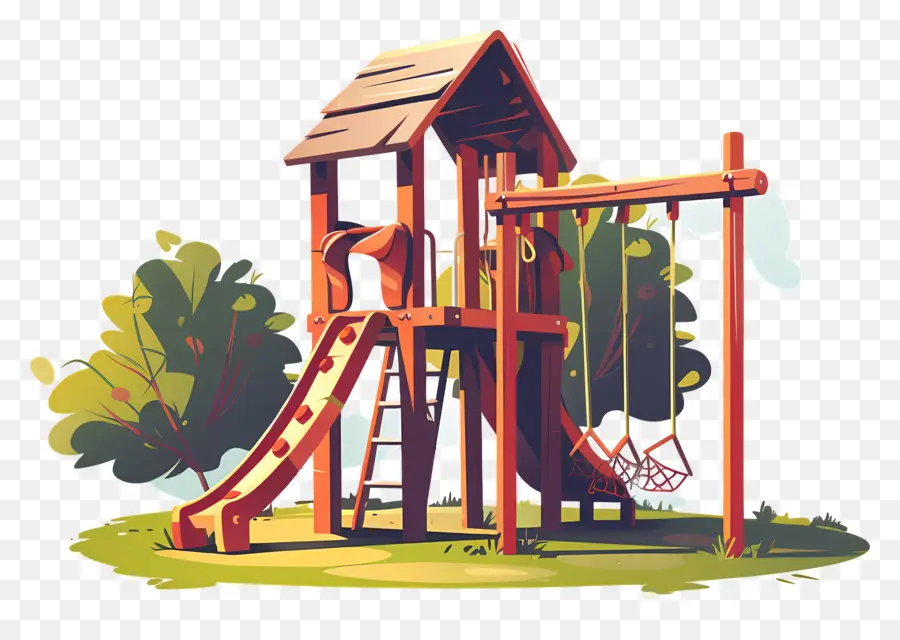 Parque Infantil，Swing Set PNG