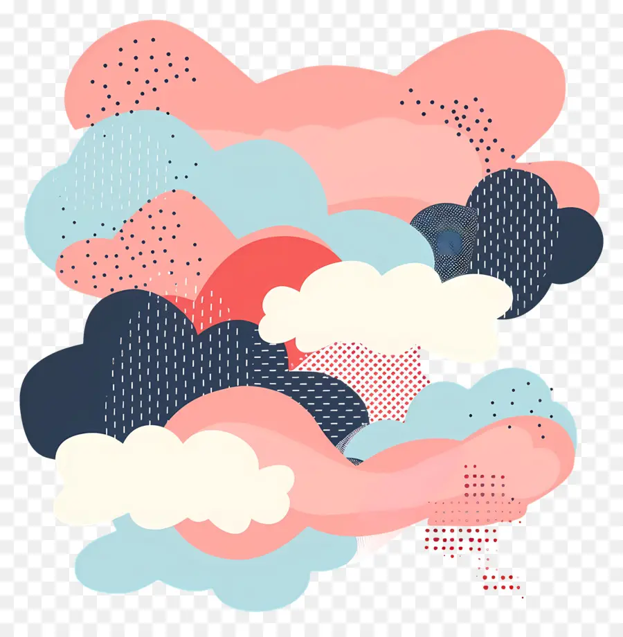 Nuvens，Nuvens Abstratas PNG