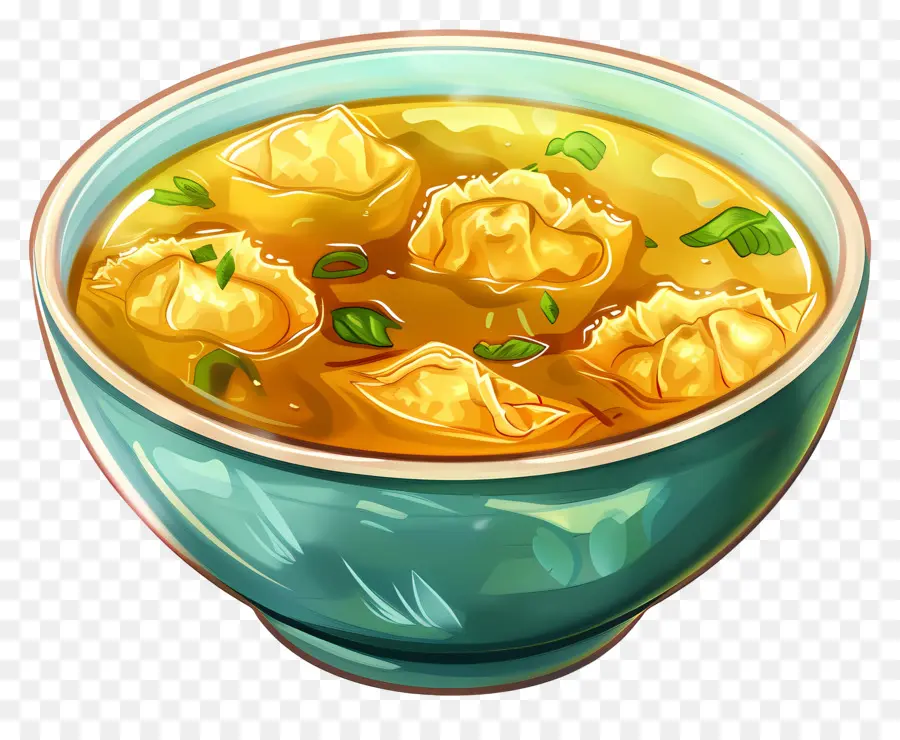 Sopa Wonton，Tigela De Sopa PNG