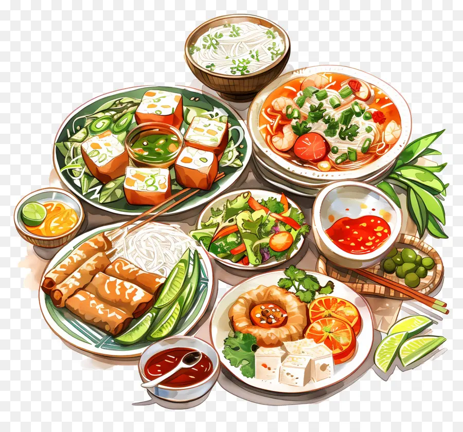 Comida Vietnamita，Alimentos PNG