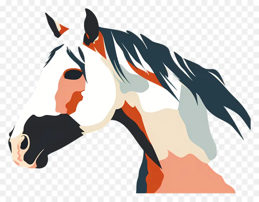 Cavalo，Ilustração Digital PNG