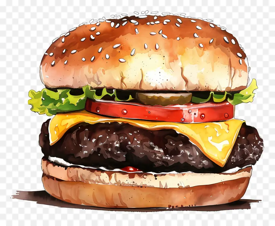 Hambúrguer，X Burger PNG