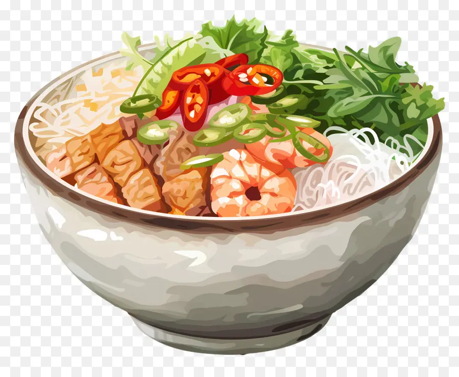 Comida Vietnamita，Macarrões PNG