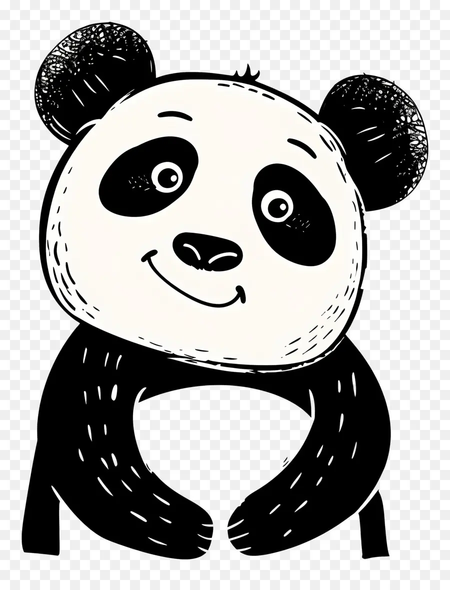 Panda Dos Desenhos Animados，Panda Fofo PNG