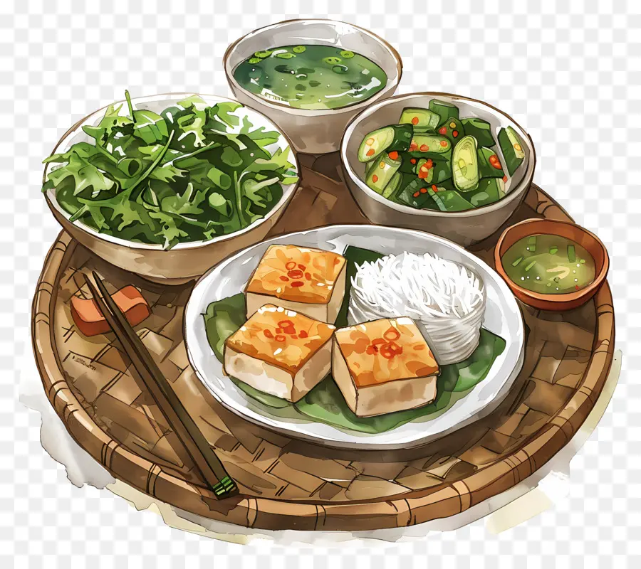 Comida Vietnamita，Tofu PNG