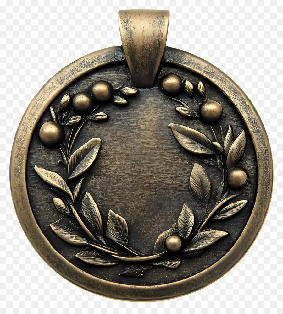 Medalha De Bronze，Coroa De Louros PNG