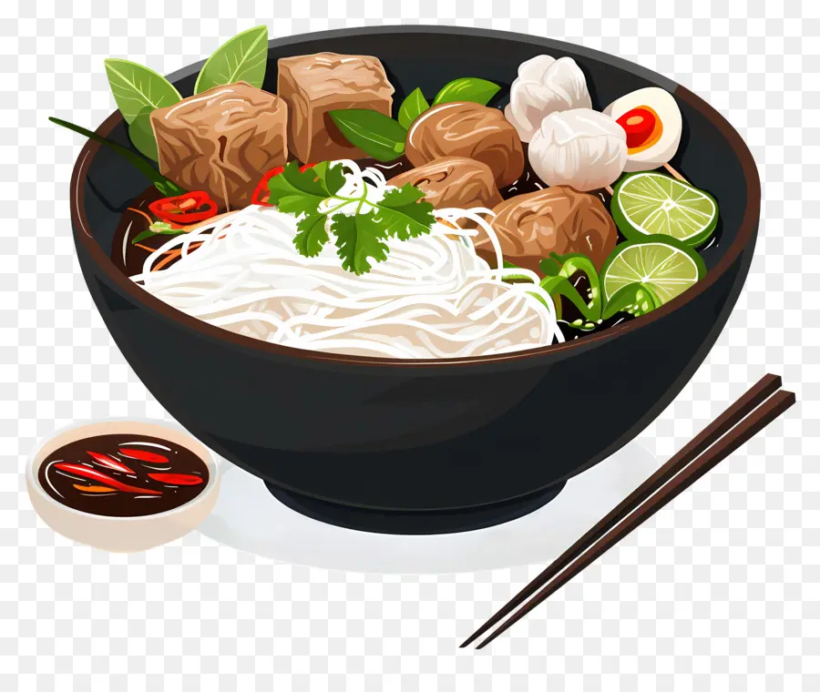 Comida Vietnamita，Macarrões PNG