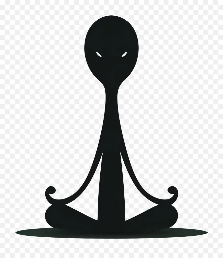 Figura De Stick Meditando，Yoga PNG