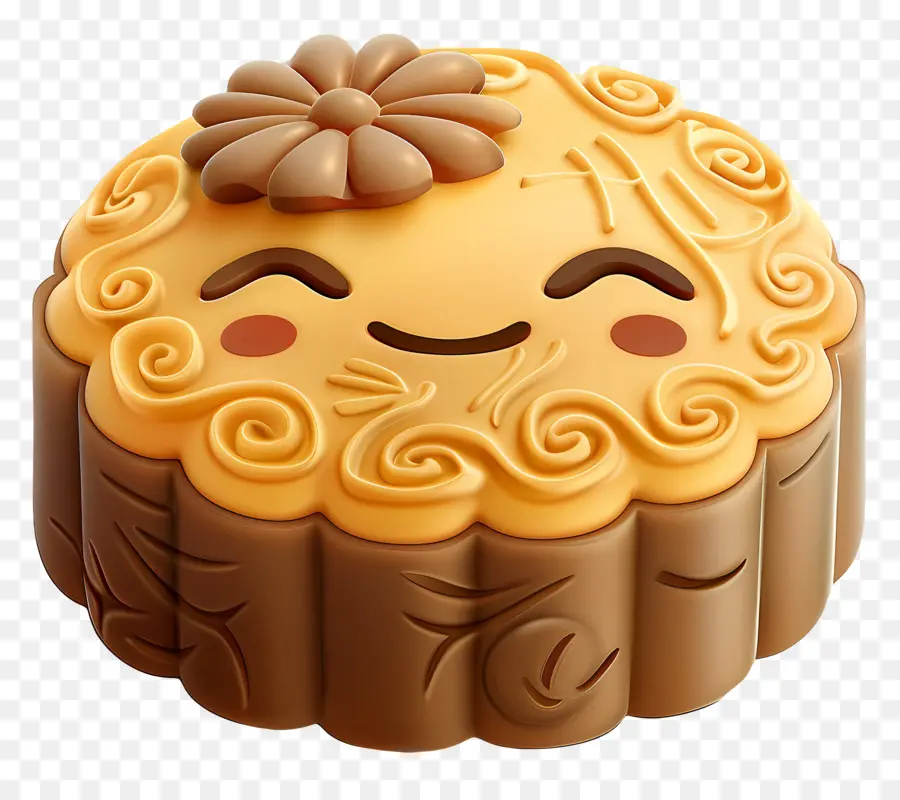 Mooncake，Bolo PNG